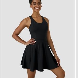 Halara black tank dress
